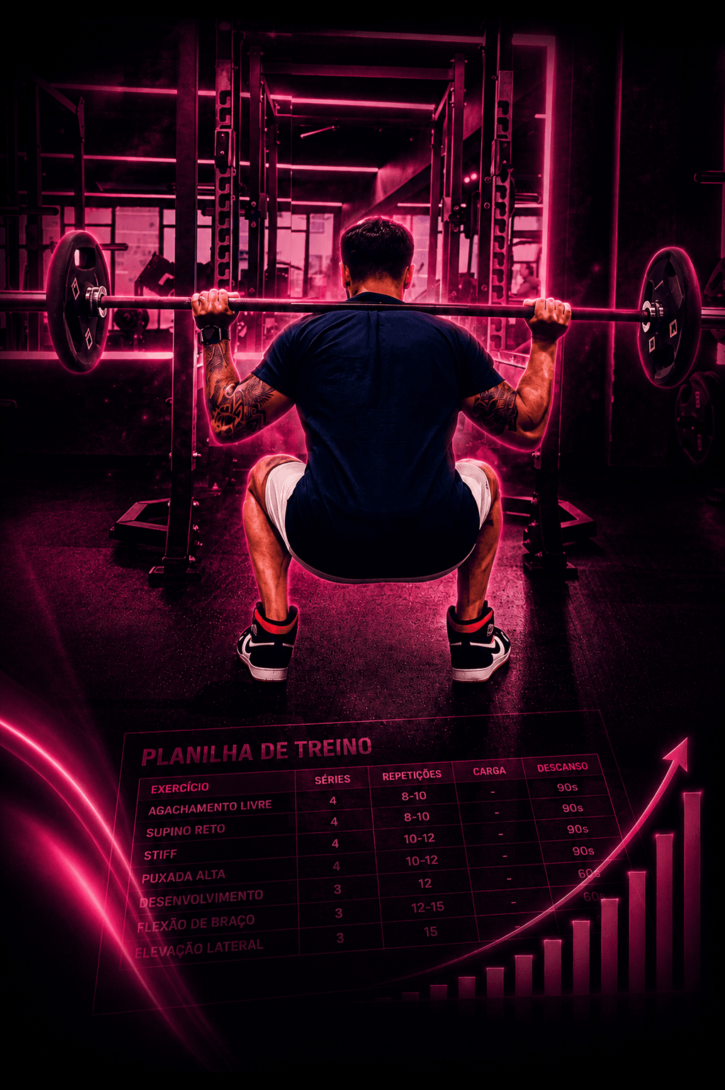 Módulo 6 — Planilhas de Treino · 8 Semanas